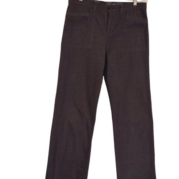 Gloria Vanderbilt Vintage Pants Women Casual Dark Grey 8 - Picture 6 of 8